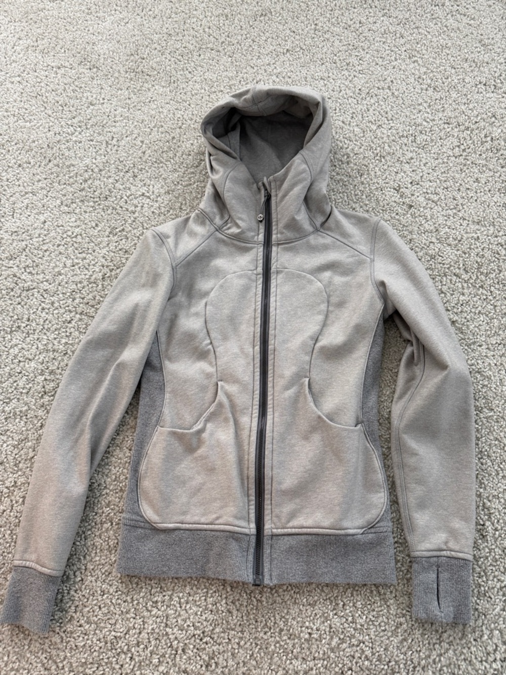 Lululemon Gray Zip-Up Hoodie Jacket
